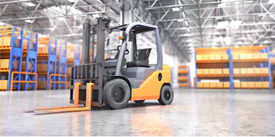 self driving automated warehouse forklifts reach trucks